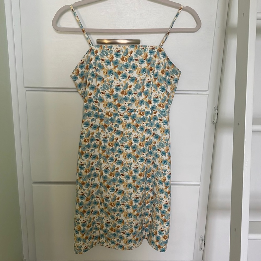 Versona Satin Floral Dress